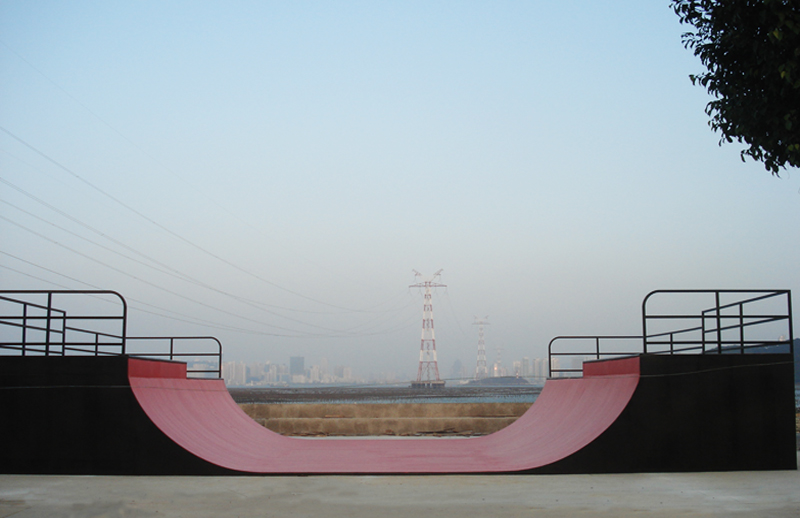 福建省廈門市海滄灣公園極限運(yùn)動(dòng)場 （中型U形槽）