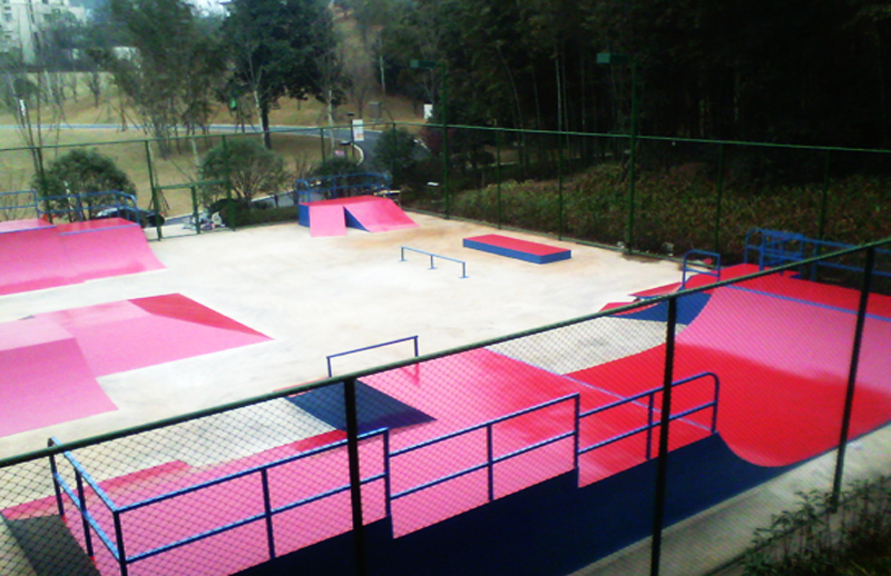 湖南省長沙市谷山體育公園極限運動場