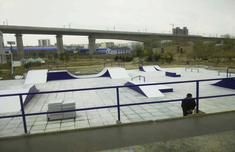 青海省西寧市平安體育公園極限運動場