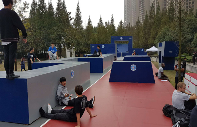 國(guó)際FISE極限運(yùn)動(dòng)巡回賽跑酷場(chǎng)地(四川成都)