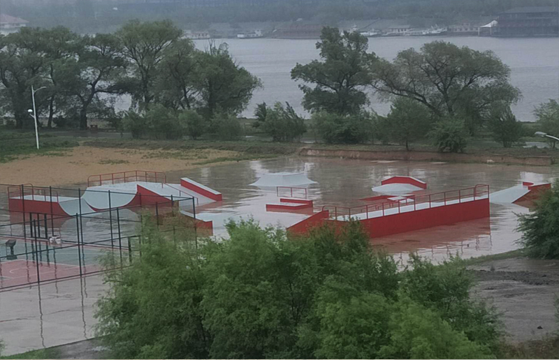黑龍江省哈爾濱市阿勒錦島生態公園極限運動場