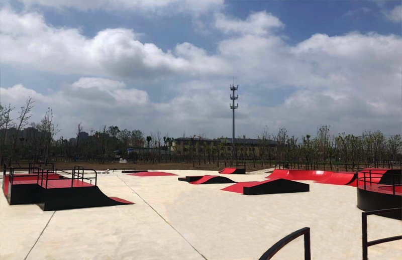 安徽省合肥市肥東體育公園極限運動場(街區)