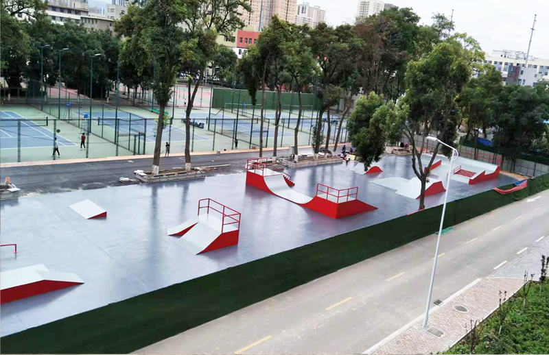 西北師范大學體育學院極限運動場(甘肅蘭州)