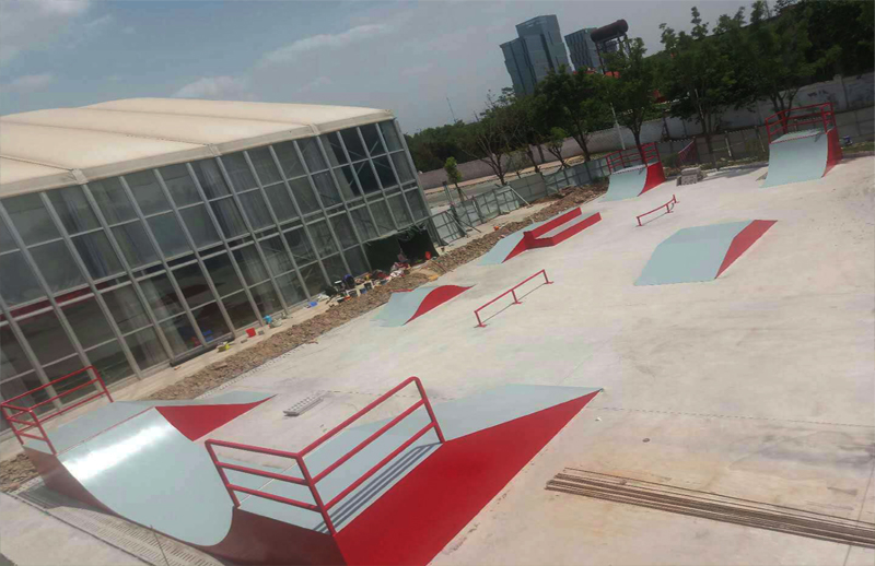 陜西省西安市陸港運動公園極限運動場