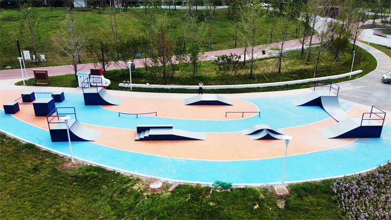 陜西省西安市灞河運動公園極限運動場