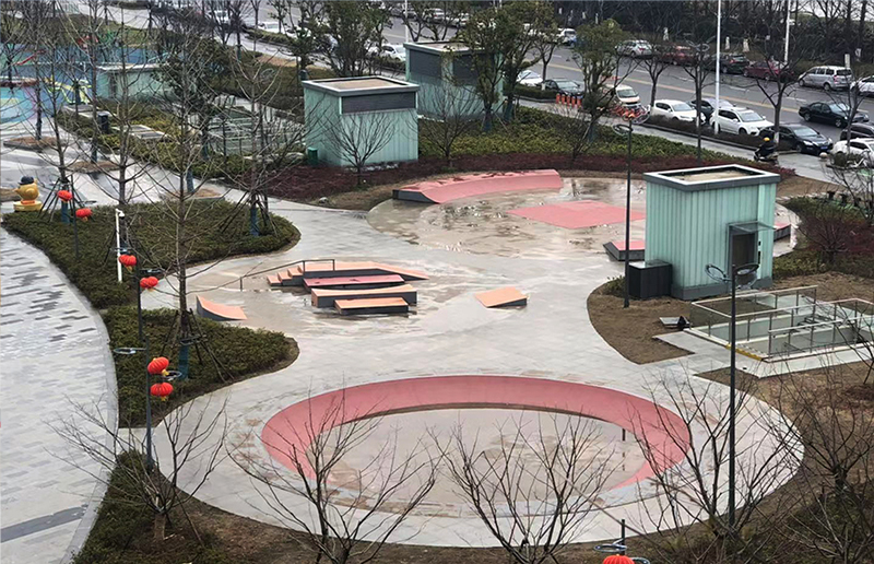 江蘇省南京市仙林大學城極限運動場