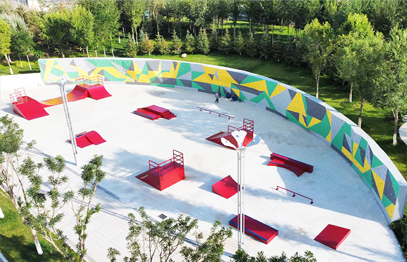 青海省西寧市城市綠地公園極限運(yùn)動(dòng)場(chǎng)