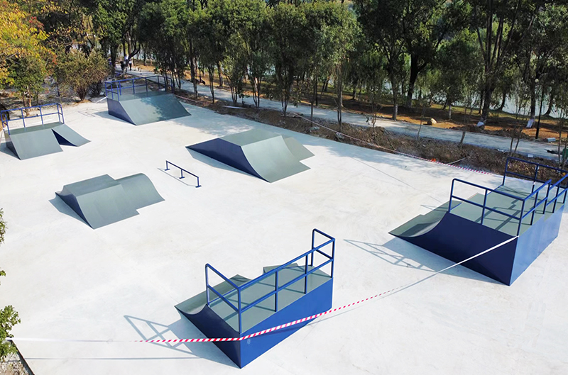 湖北省孝感市槐蔭公園極限運動場