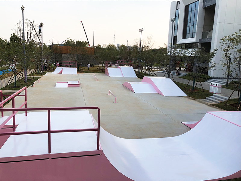 湖北省武漢市櫻花溪公園極限運動場（初級訓練區）