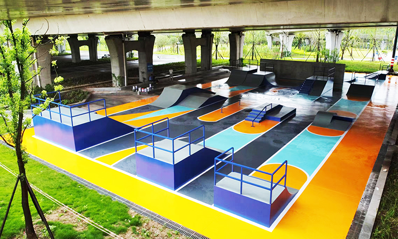 四川省自貢市梁家壩公園極限運動場（中級區）