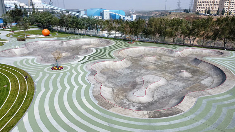 內蒙古鄂爾多斯市蒙泰公園極限運動場